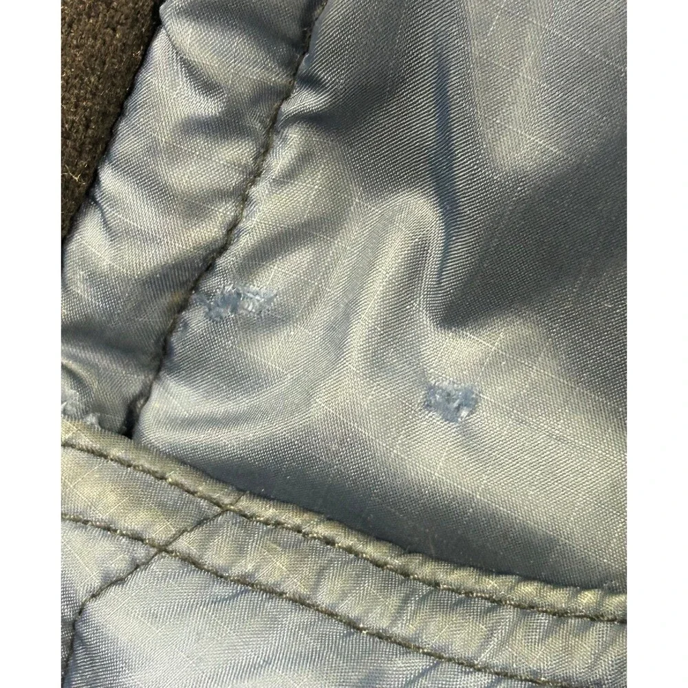 RefrigiWear Vest Men 2XL Blue Quilted Insulated Workwear 0599R
